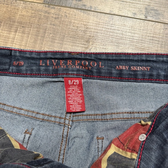 Liverpool Dark Blue Abby Skinny Denim Jeans - Picture 6 of 13
